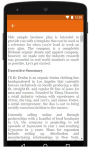 Business plan examples screenshot 2