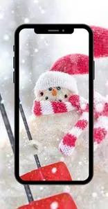 Snowman Wallpaper screenshot 1