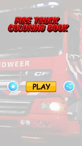 fire truck coloring book screenshot 0