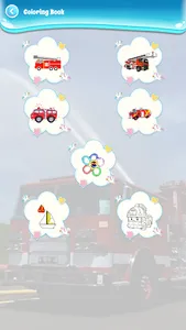 fire truck coloring book screenshot 3
