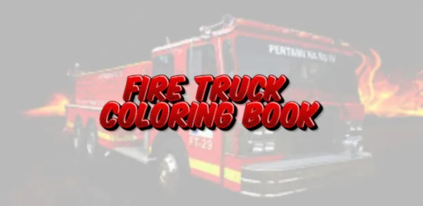 fire truck coloring book screenshot 8