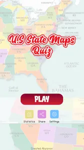 U.S States Maps Quiz screenshot 1