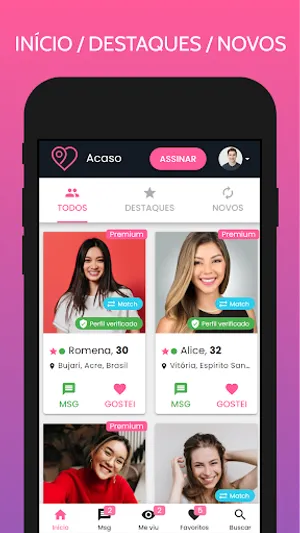 Acaso: Namoro & Curtição screenshot 0
