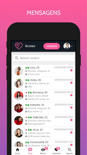 Acaso: Namoro & Curtição screenshot 1