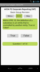 ACCA P2 Corporate Reporting screenshot 2