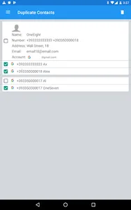 Duplicate Contacts screenshot 2