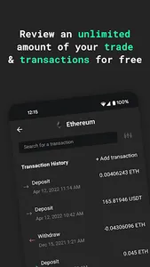 Accointing by Glassnode screenshot 5
