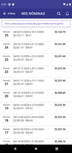 ACD Nómina Kiosko screenshot 4