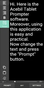 Acebil Tablet Prompter Free screenshot 1
