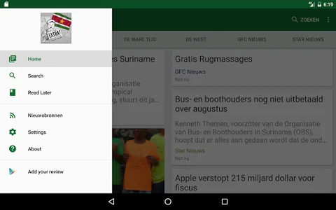 Suriname Nieuws screenshot 5