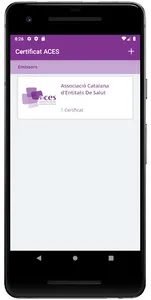 Certificats ACES screenshot 2