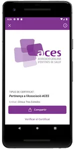 Certificats ACES screenshot 4