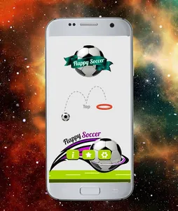 Flappy Soccer Ball screenshot 0