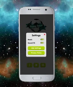 Flappy Soccer Ball screenshot 2