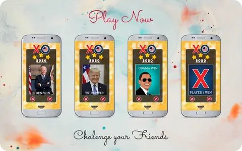 Trump vs Biden XO - Tic Tac To screenshot 1