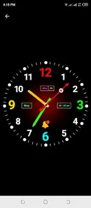 Analog clock live wallpapers screenshot 0