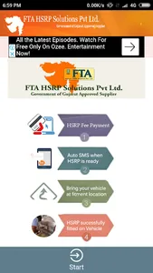 FTA HSRP - Customer KYC screenshot 1