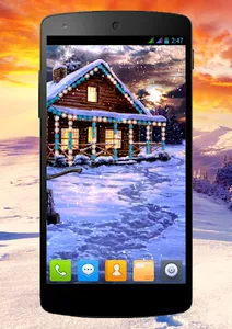 Winter Holiday Live Wallpaper screenshot 4