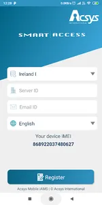 Acsys Mobile Application screenshot 1