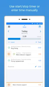 actiTIME Mobile Timesheet screenshot 0
