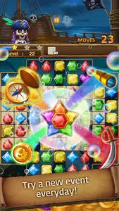 Jewels Ghost Ship: jewel games screenshot 1