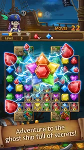 Jewels Ghost Ship: jewel games screenshot 10