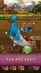 Jewels Dino Age: Match3 Puzzle screenshot 3