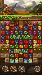 Jewels Dino Age: Match3 Puzzle screenshot 5