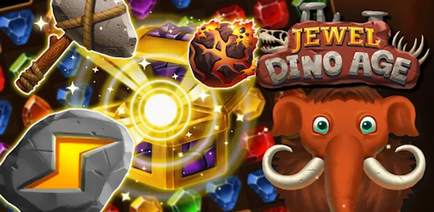 Jewels Dino Age: Match3 Puzzle screenshot 7