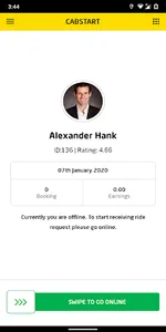 Cabstart Driver screenshot 1