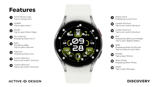 Discovery: Digital Watch Face screenshot 6