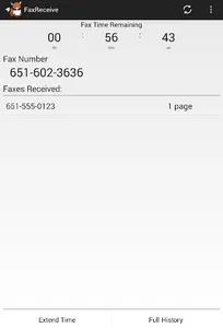 FaxReceive - receive fax phone screenshot 1