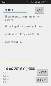 Karbonhidrat Sayımı screenshot 2