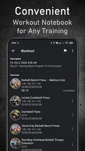 GymUp PRO - workout notebook screenshot 0