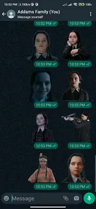 Addams Family Stickers - 2023 screenshot 1