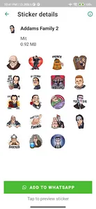 Addams Family Stickers - 2023 screenshot 4