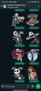 Addams Family Stickers - 2023 screenshot 6