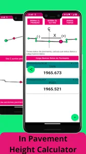 Topographic heights calculator screenshot 1