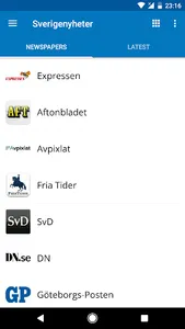 Sweden News (Nyheter) screenshot 0