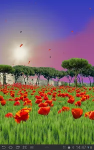 Sea of Poppies Live Wallpaper screenshot 5