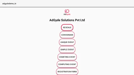 AdGyde TV Demo screenshot 0