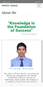 Prince Verma-Blog screenshot 0