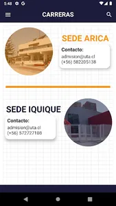Admisión UTA screenshot 2