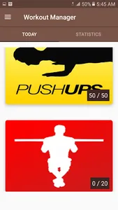 Workout Manager screenshot 1