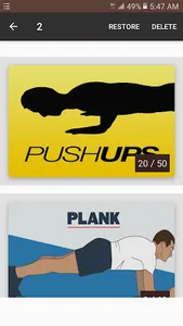 Workout Manager screenshot 2