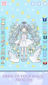 Anime vinder princess dress up screenshot 3