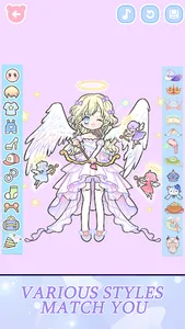 Anime vinder princess dress up screenshot 4