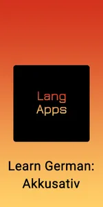 German grammar: Akkusativ screenshot 0