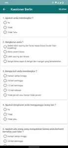 Kuesioner Kepuasan Tidur screenshot 3