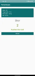 Kuesioner Kepuasan Tidur screenshot 4